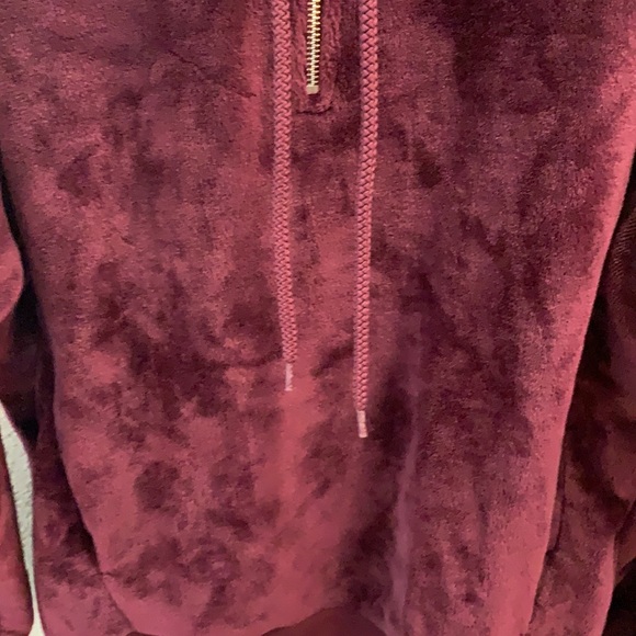 ❌SOLD❌Express Oversized Velour Hoodie - Picture 3 of 4
